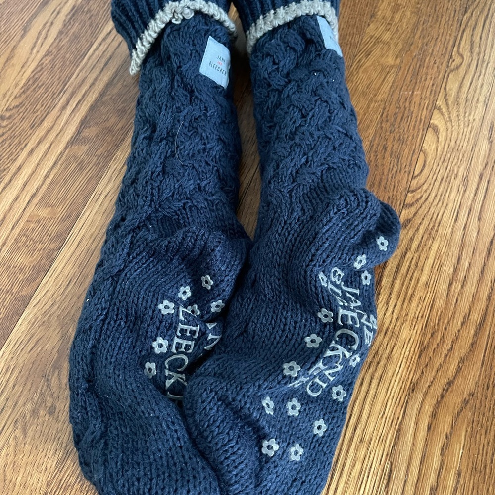 Jane & Bleecker Signature Black Casual Socks Ultimate Comfort
